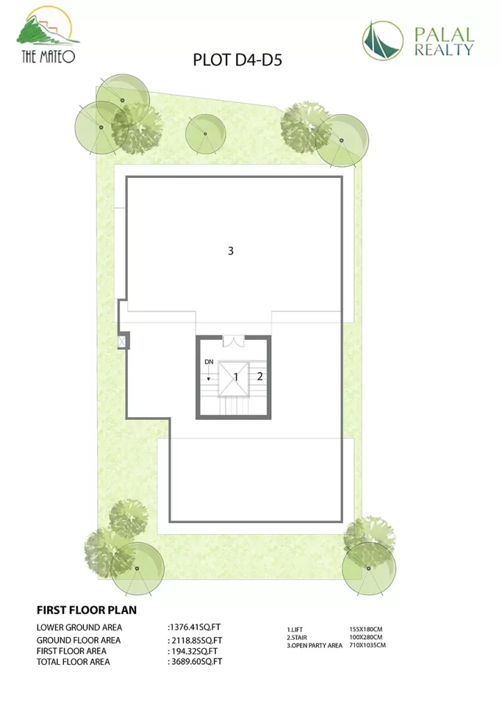 The Mateo PLOT D4 D5 First Floor Plan